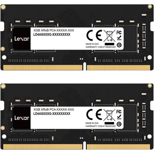 SODIMM DDR4 RAM Kit 16Go (2 x 8Go), DRAM 3200 MHz, RAM DDR4 SODIMM pour Ordinateur Portable 260-Pin So-DIMM, Mmoire RAM, Memoire Haute Performance (LD4S08G32C22ST-BGD)