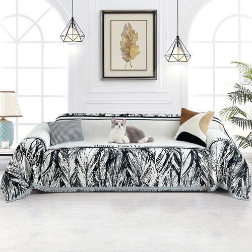 Soft Durable Chenille Reversible Sofa Covers Modern Sofa Protector Universal Furniture Protector For 1 2 3 4 Seater Loveseat Sofas Futon L Corner.[O145]