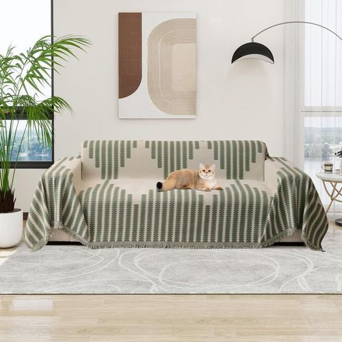 Soft Durable Chenille Reversible Sofa Covers Modern Sofa Protector Universal Furniture Protector For 1 2 3 4 Seater Loveseat Sofas Futon L Corner.[O158]