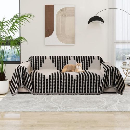 Soft Durable Chenille Reversible Sofa Covers Modern Sofa Protector Universal Furniture Protector For 1 2 3 4 Seater Loveseat Sofas Futon L Corner.[O160]