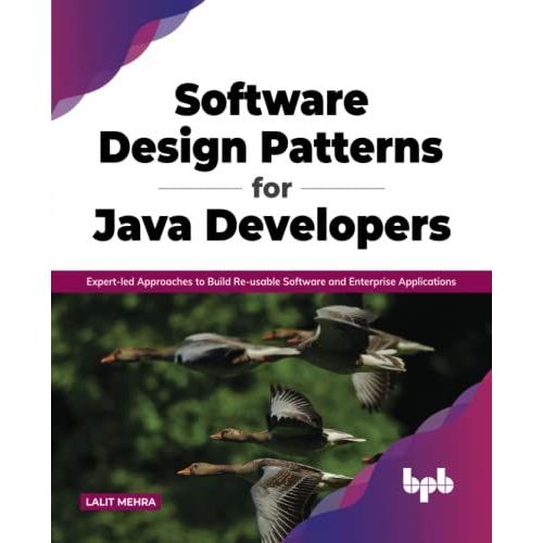 Software Design Patterns For Java Developers    Format Broch 