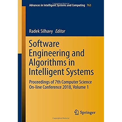 Software Engineering And Algorithms In Intelligent Systems    Format Broch 