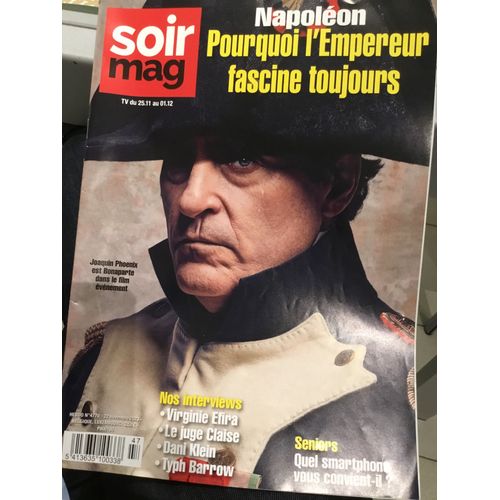 Soirmag 4770 Napolon Dani Klein Typh Barrow Juge Claise Virginie Efira ric Dupond-Moretti Monique Olivier Miou-Miou Mareva Galanter Julio Iglesias Benjamin Lavernhe Eau De Melisse