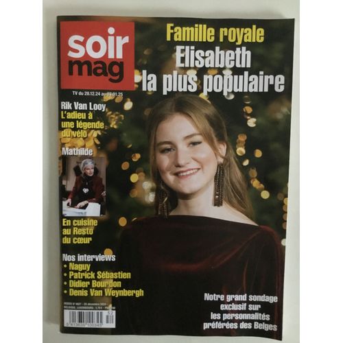 Soirmag 4827 Rik Van Looy Naguy Patrick Sbastien Didier Bourdon Denis Van Weynbergh Michael Youn Magritte Moulin Rouge The Magician Wham Tommy Recco Mat Andr Urbain