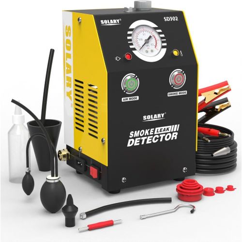 Solary Machine  Fume Evap, Outil De Dtection De Fuites Pour Automobiles, Dc12v, Avec Indicateur De Pression. Jaune.