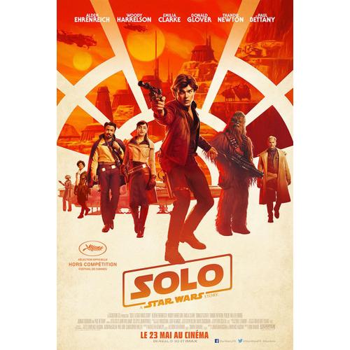 Solo : A Star Wars Story (2018) - Affiche Originale De Cinma - 120x160 Cm - Plie - Ron Howard, Alden Ehrenreich, Woody Harrelson, Emilia Clarke