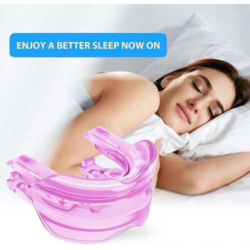 Solution DEmbout Buccal Anti-Ronflement - Kit De Dmarrage DIntroduction (Deux Tailles Incluses) - Solution De Ronflement Pour Une Meilleure Nuit De Sommeil (Rose)