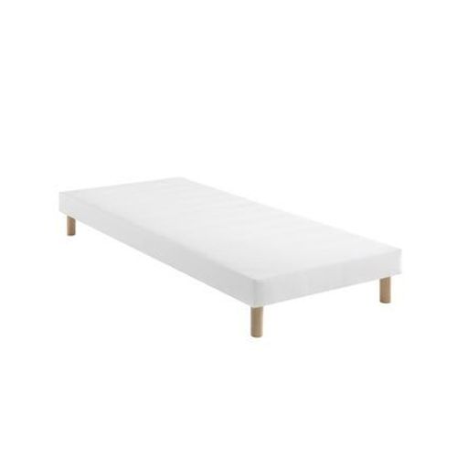 Someo - Sommier Tapissier Recouvert 13cm Niagara  - Blanc