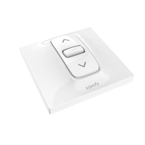Somfy 1870881 - Commande Inis Pour Volet Roulant Ou Store Filaire - Interrupteur Pour Moteur Filaire 230v - 3 Ordres : Monte, Stop, Descente