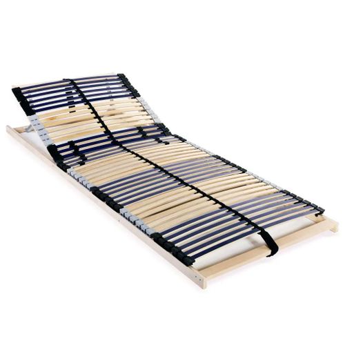 Sommier  Lattes Sans Matelas Avec 42 Lattes 7 Zones 90x200 Cm