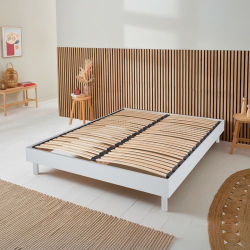 Sommier En Kit  Lattes En Kit Couleur Blanc 140x190