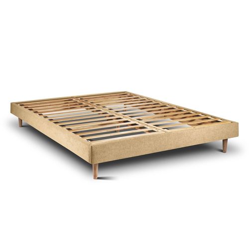 Sommier Kit Tissu Jaune 200x200 H29cm