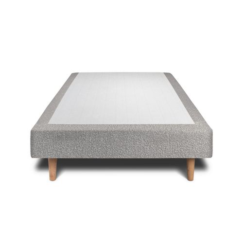Sommier Tapissier Bouclette Gris 100x200 H29cm