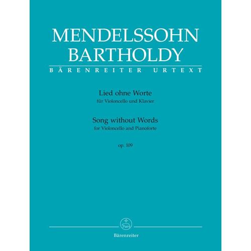 Song Without Words / Recueil + Partition   de Felix Mendelssohn-Bartholdy 