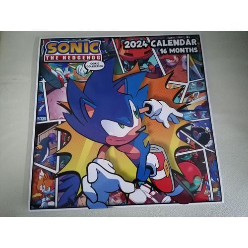 SONIC THE HEDGEHOG Calendrier / Calendar 2024 Comic Collection