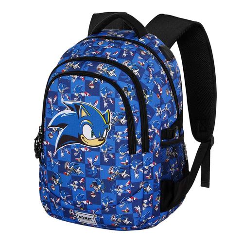 Sonic The Hedgehog - Sega Action Sac  Dos Running Plus, Bleu