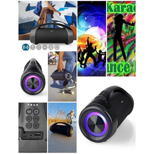 SONO PORTABLE ENCEINTE BLUETOOTH 2.0 50W RMS MOBILE USB IPX5 MSD ETANCHE FONCT SIRI GOOGLE