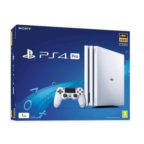 Sony Playstation 4 Pro 1 To Blanche