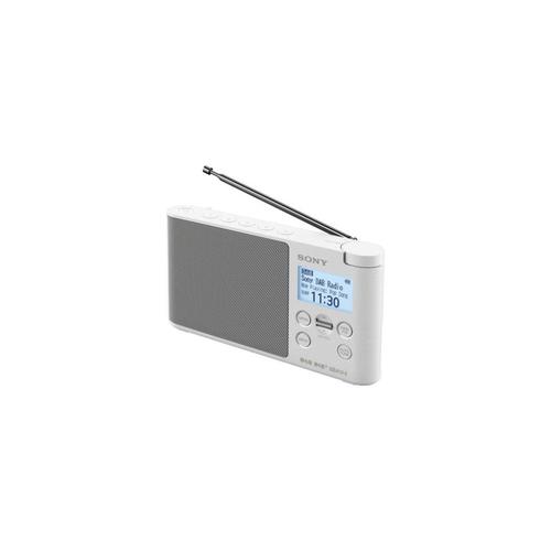 Sony Xdr-S41d - Radio Portative Dab - 0.65 Watt - Blanc