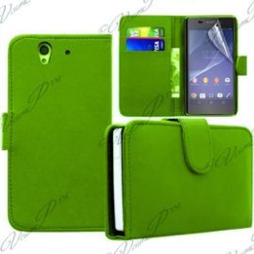 Sony Xperia M2/ M2 Dual: Coque Etui Housse Vert