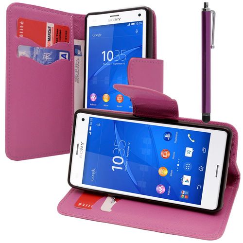 Etui Portefeuille Pour Sony Xperia Z3 Compact 4.6