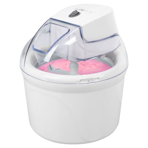 Machine  glace/Sorbetire duo deux compartiments Clatronic ICM 3764 Blanc