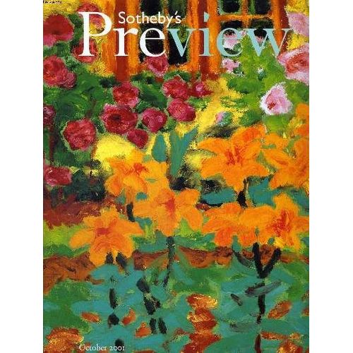 Sotheby's Preview, October 2001. German And Austrian Art By Phillip Hook & Helena Newman / The Robert E. Crawford Collection By John B. .A Nye. / Islamic Art: Portraits Of Power By Marcus ...   de COLLECTIF  Format Broch 