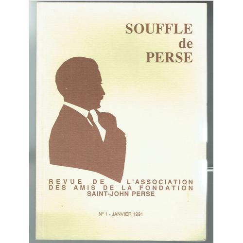 Souffle De Perse. N 1 - Janvier 1991