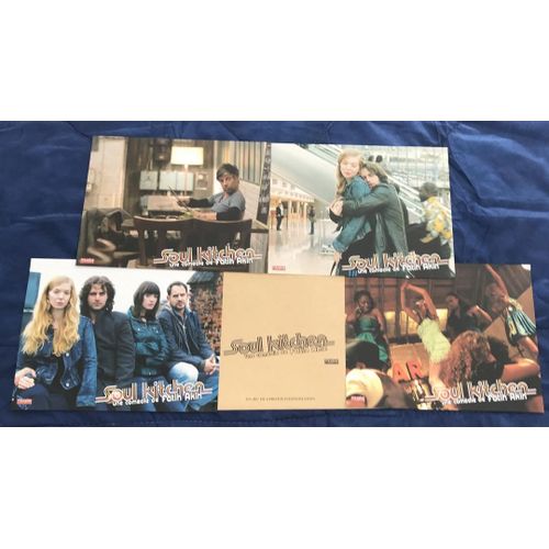 Soul Kitchen - Jeu De 4 Photos D'exploitation Cinmatographique - Format 21x28 Cm - Un Film De Fatih Akin Avec Adam Bousdoukos, Birol nel, Moritz Bleibtreu, Wotan Wilke Mhring - Anne 2009
