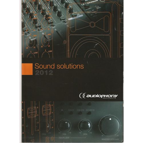 Sound Solutions- Catalogue Audiophony 2012- N1