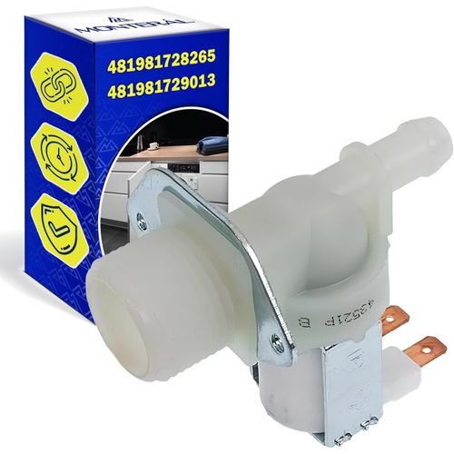 Soupape En Entre Pour Machine A Laver Avec 1 Sortie  180 Possde Le Code D'Origine 481981728265 481981729013 Pour Whirlpool 90422130 Pour Candy - Made In Eu