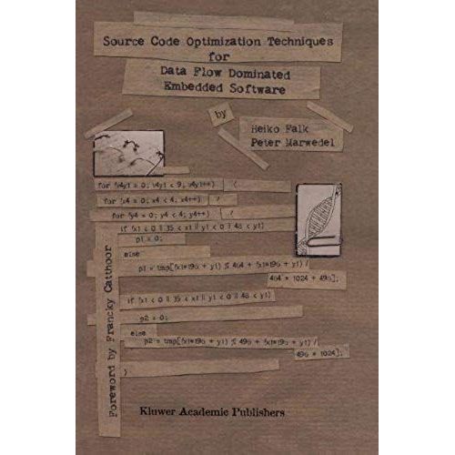 Source Code Optimization Techniques For Data Flow Dominated Embedded Software    Format Broch 