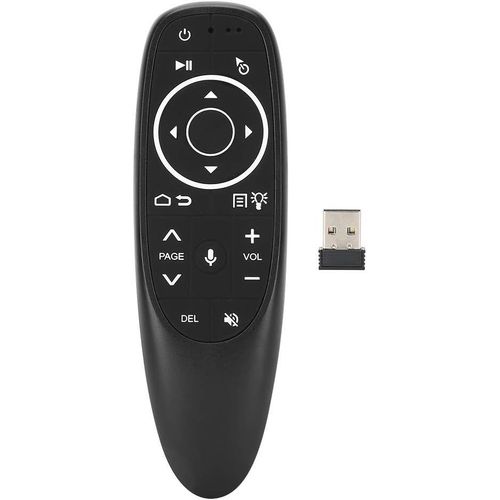 Souris  Distance Sans Fil Air, Tlcommande Vocale Intelligente Microphone Hd Intgr Souris Air Fly Pour Tv Box/Mini Pc/Windows/Htpc/Pctv Pr En De La Programmation [Video2401]