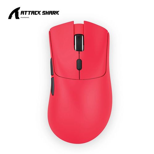 Souris de jeu R1 Smile Light,Bluetooth 2.4G,sans fil,PixArt PAW3311,capteur de jeu,6 ug I rglables,jeu de bureau - Type Red #A