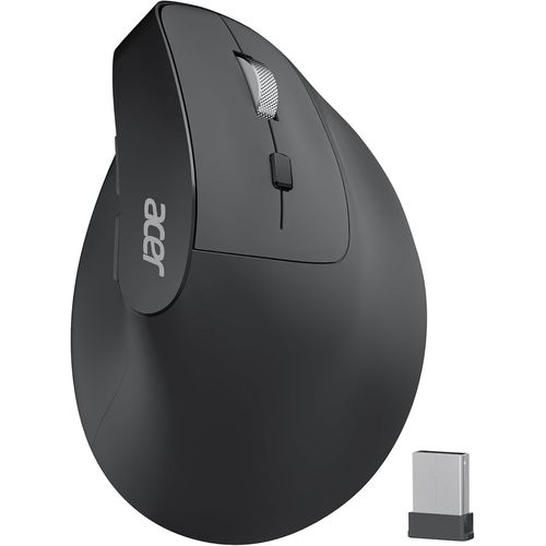 Souris Ergonomique Sans Fil, 2,4 Ghz Souris Verticale Rechargeable, 1600Ppp, 6 Boutons, Souris D'Ordinateur Avec Rcepteur Usb Pour Pc, Imac, Ordinateur De Bureau, Etc.