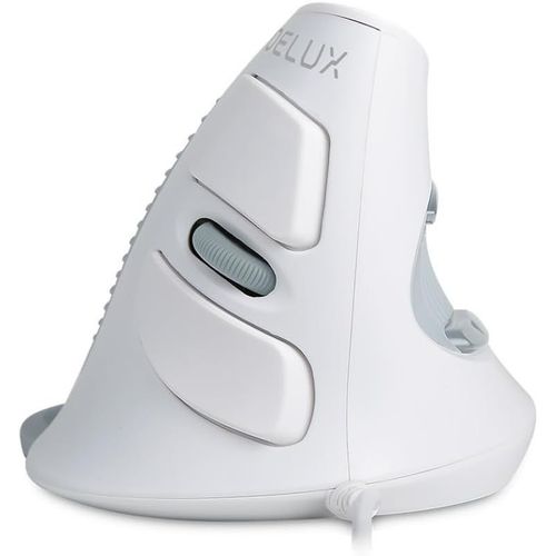 Souris Ergonomique Sans Fil, Souris Verticale Rechargeable, Souris Ergonomique Bluetooth, 1600 Dpi, 6 Boutons, Repose-Poignet Amovible, Rduire La Douleur Au Poignet, Taille M (M618G-Db)
