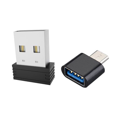 Souris Mini jiggle sans lecteur USB 2.0, tactile automatique, adaptateur OTG femelle vers type-c, simulation de rveil et de mouvement