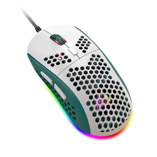 Souris optique filaire M8 pour Gamer, accessoire de Macro programmation, lumire RGB rglable, confortable pour ordinateur de bureau et portable