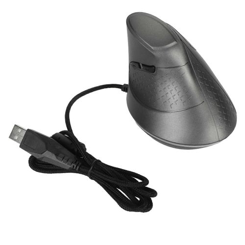 Souris verticale 7 boutons programmables RVB 11 modes dclairage DPI rglable Souris verticale ergonomique filaire pour joueur de jeu gris