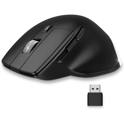 Souris Verticale sans Fil A8 WiFi 2.4 GHz Bluetooth - Rechargeable