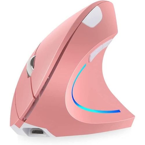 Souris verticale, souris verticale rechargeable ergonomique sans fil 2,4 GHz pour droitier