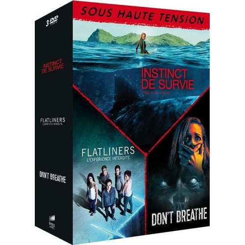 Sous Haute Tension - Coffret : Instinct De Survie + L'exprience Interdite + Don't Breathe (La Maison Des Tnbres) - Pack