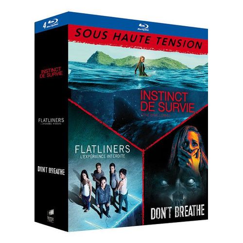 Sous Haute Tension - Coffret : Instinct De Survie + L'exprience Interdite + Don't Breathe (La Maison Des Tnbres) - Pack - Blu-Ray