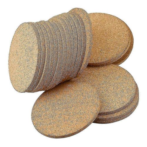 Sous-Verres  Boisson En Bois, Sous-Verres De 10 Tasses Pour Boissons Ensemble De Sous-Verres En Lige Absorbants, Grands Sous-Verres Rutilisables Empilables En Bois Naturel