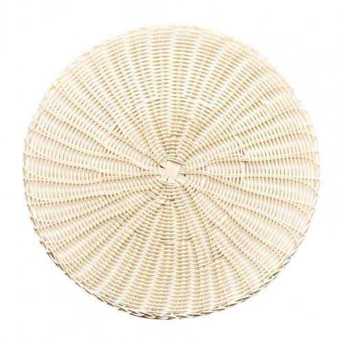 Sous-Verres En Rotin Tiss De Forme Ronde, Longue Dure, Bonne Rsistance  La Chaleur, Simulation