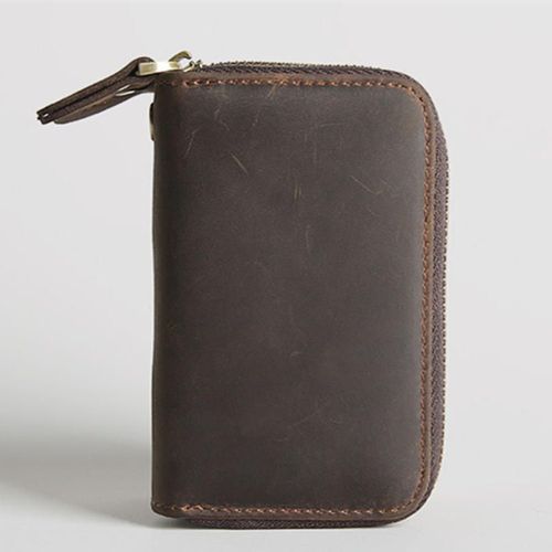 South Goose-Porte-Cls En Cuir Vritable Pour Hommes Et Femmes,tui  Cls De Voiture Rtro,Peau De Vache,Double Fermeture clair,Html Evalucoin Powders,007 Keeper