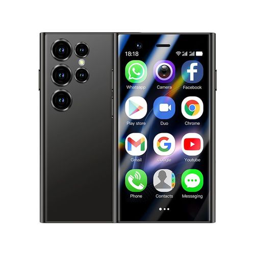 SOYES S24 PRO MAX 4G Mini Smartphone 3.0 pouces 2GB+16GB Double Camra Double SIM Android 8.1 Reconnaissance Faciale Noir
