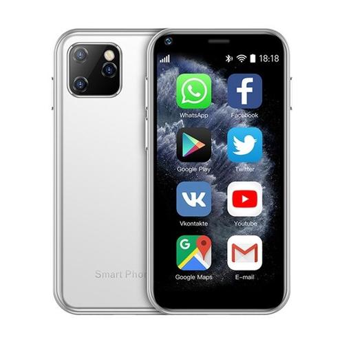 SOYES XS11 3G petit tlphone 2,5 pouces Android 6.0 double SIM 8 Go Blanc