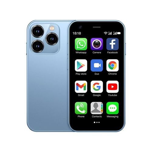 SOYES XS15 Mini tlphone intelligent cran de 3,0 pouces 2 Go de RAM 16 Go de ROM Tlphone mobile -Bleu