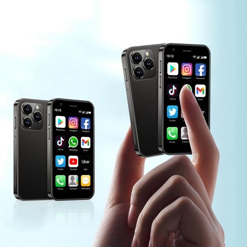 SOYES XS16 4G Petit Smartphone 3,0 pouces Android 10.0 RAM 3Go ROM 64Go 2000mAh WIFI Avant 2MP Arriere 5MP Double SIM Noir